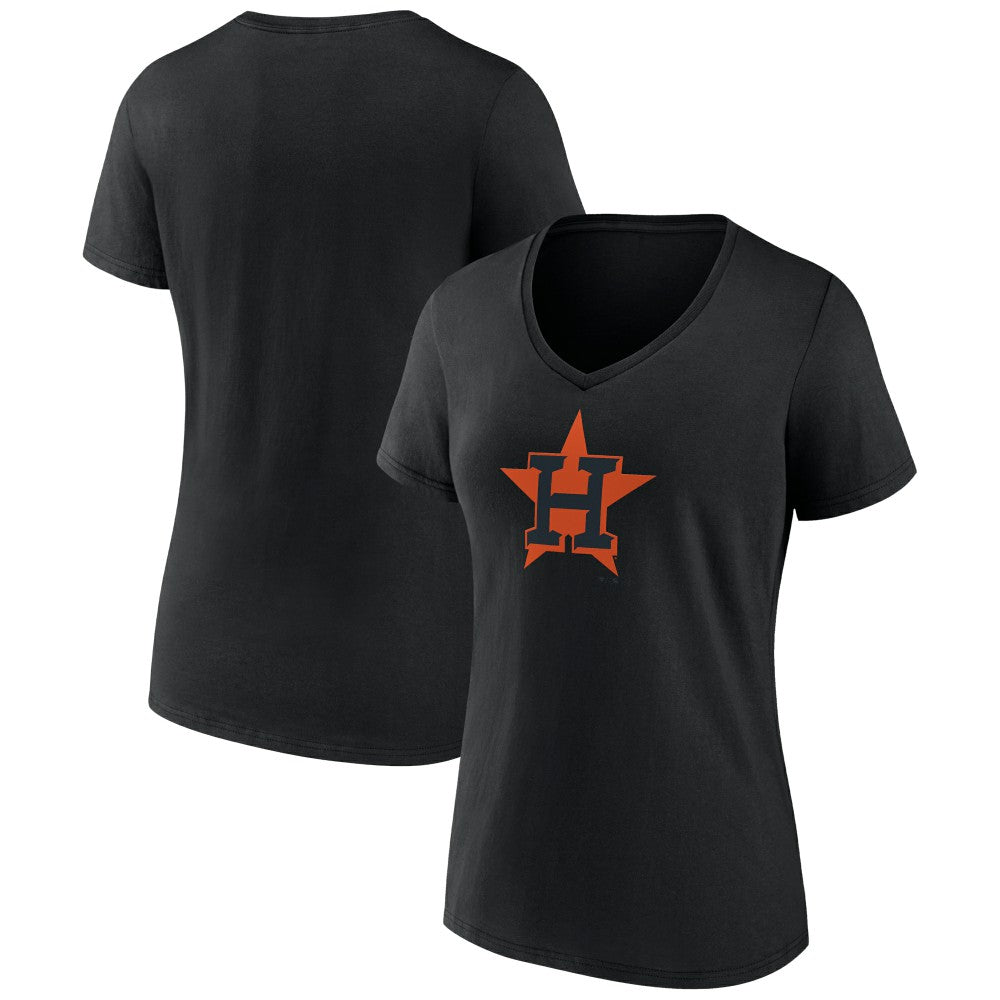 MLB Houston Astros Women's Rough Diamond V-Neck T-Shirt