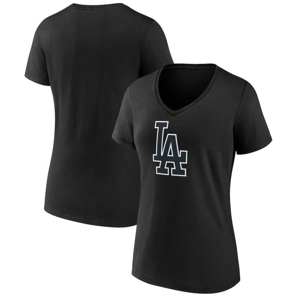 MLB Los Angeles Dodgers Women's Rough Diamond V-Neck T-Shirt