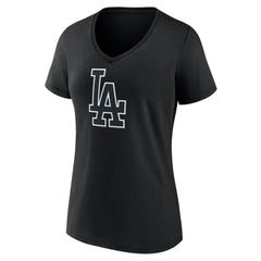 MLB Los Angeles Dodgers Women's Rough Diamond V-Neck T-Shirt