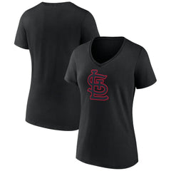 MLB St. Louis Cardinals Women's Rough Diamond V-Neck T-Shirt