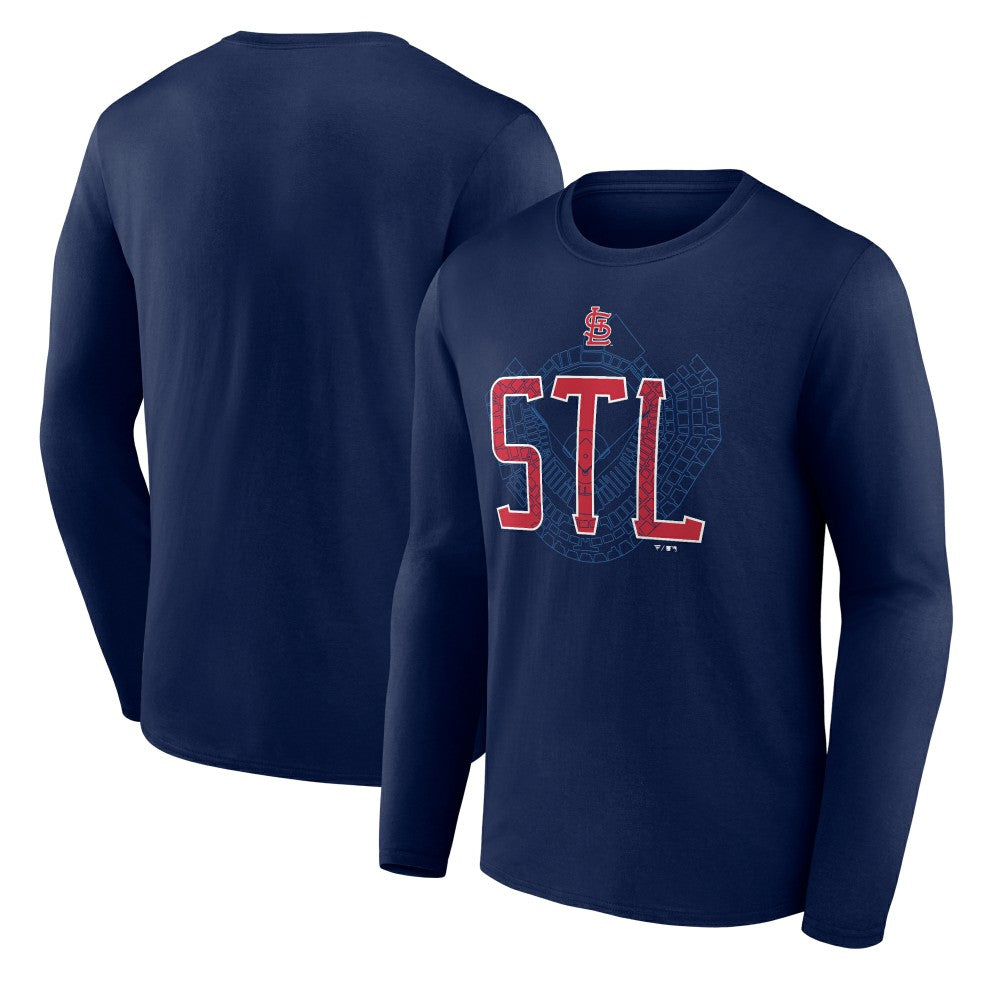 MLB St. Louis Cardinals Paint the Black Long Sleeve T-Shirt
