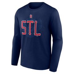 MLB St. Louis Cardinals Paint the Black Long Sleeve T-Shirt