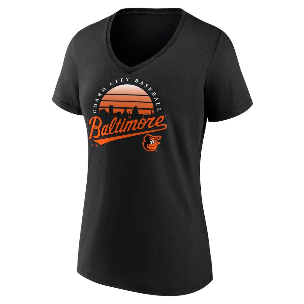 MLB Baltimore Orioles Women's One Champion V-Neck T-Shirt