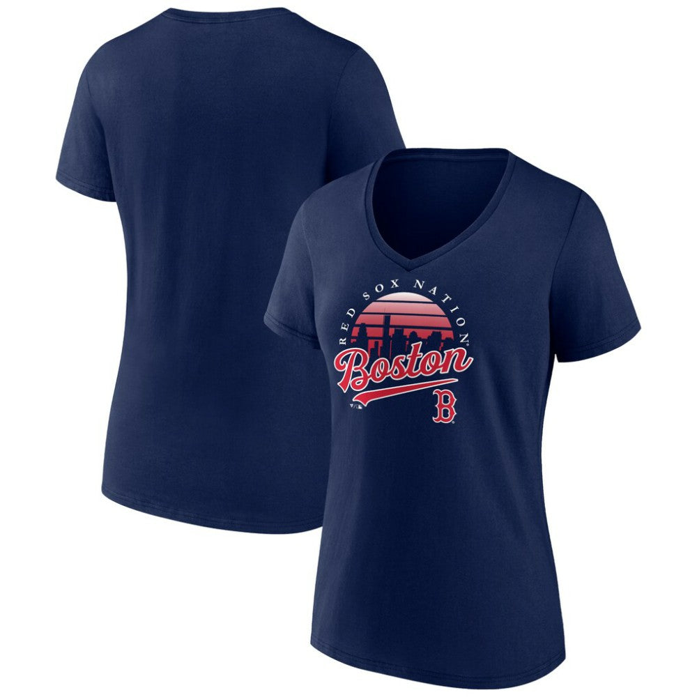 MLB Boston Red Sox Women's One Champion V-Neck T-Shirt