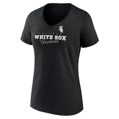 MLB Chicago White Sox Women's Back In Business V-Neck T-Shirt