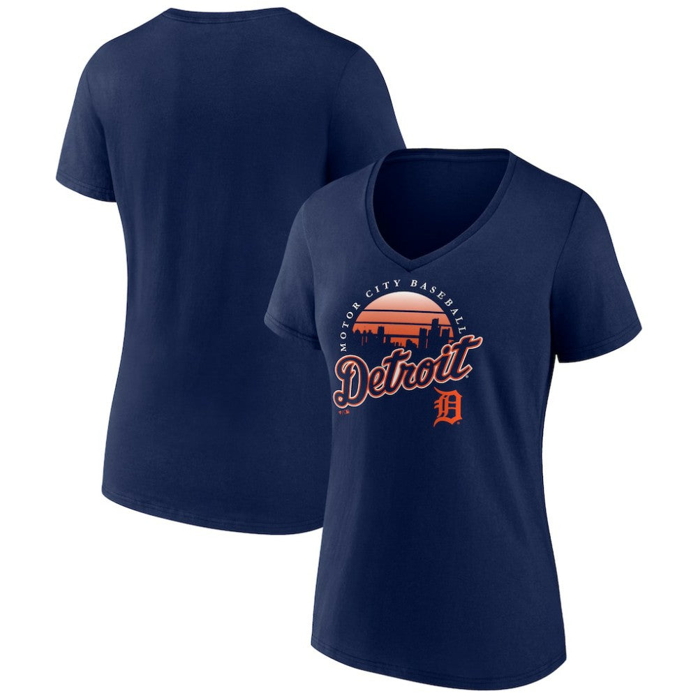 MLB Detroit Tigers Women's One Champion V-Neck T-Shirt