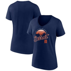 MLB Detroit Tigers Women's One Champion V-Neck T-Shirt