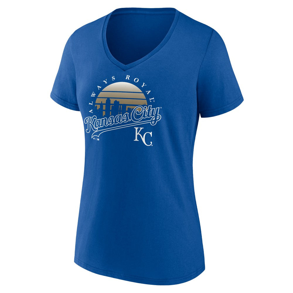 MLB Kansas City Royals Women's One Champion V-Neck T-Shirt