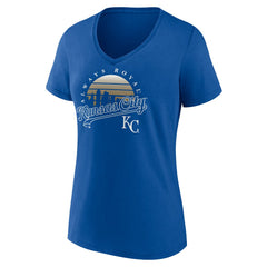 MLB Kansas City Royals Women's One Champion V-Neck T-Shirt