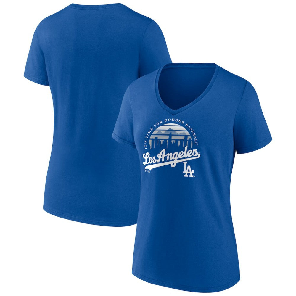 MLB Los Angeles Dodgers Women's One Champion V-Neck T-Shirt