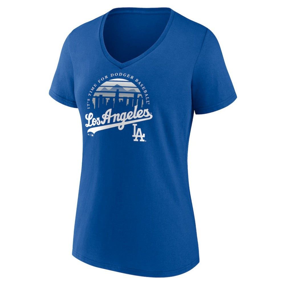 MLB Los Angeles Dodgers Women's One Champion V-Neck T-Shirt