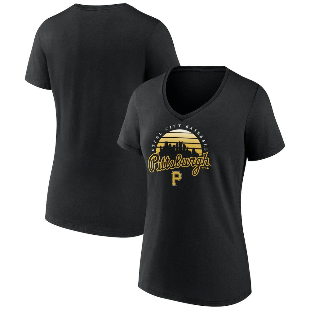 MLB Pittsburgh Pirates Women's One Champion V-Neck T-Shirt