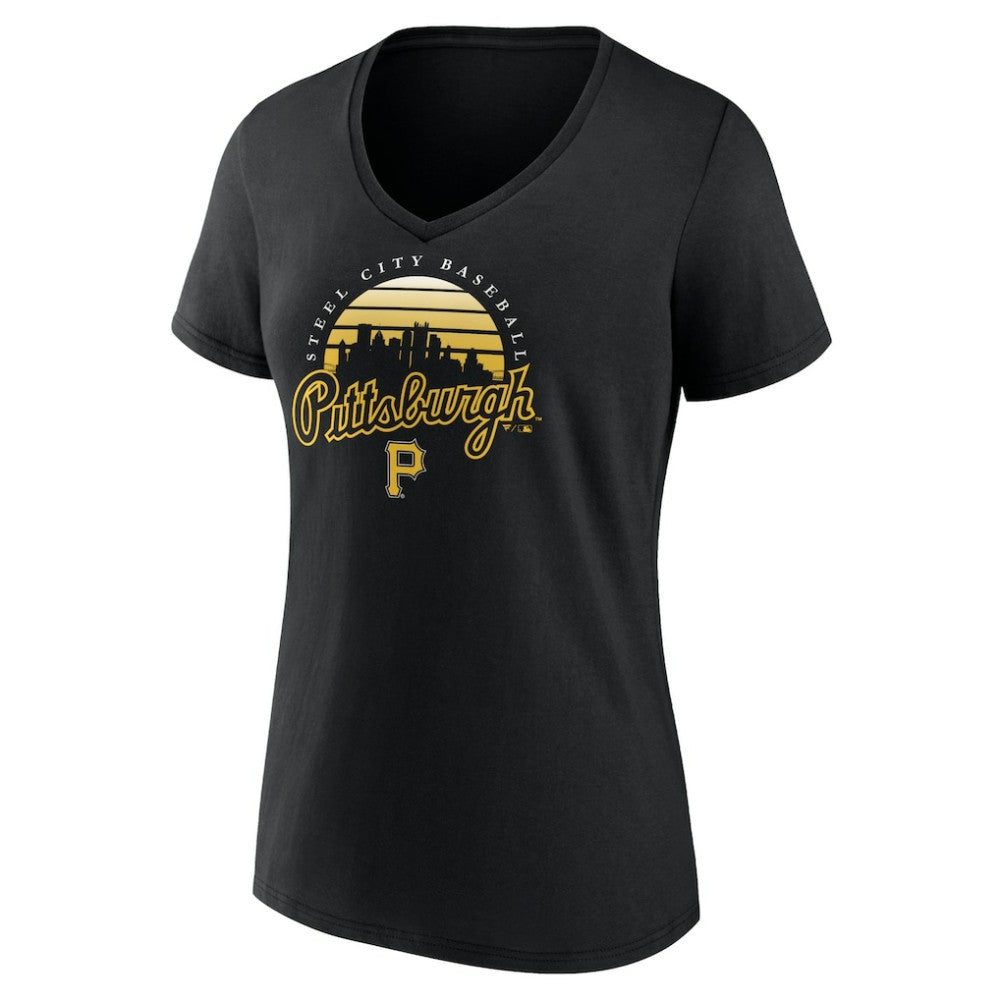 MLB Pittsburgh Pirates Women's One Champion V-Neck T-Shirt