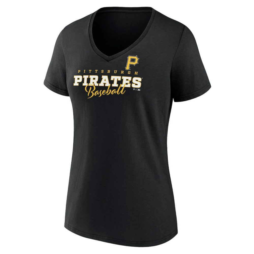 MLB Pittsburgh Pirates Women's Back In Business V-Neck T-Shirt