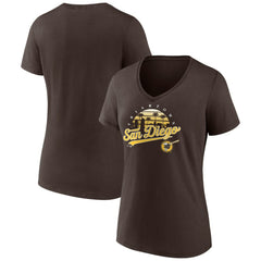 MLB San Diego Padres Women's One Champion V-Neck T-Shirt