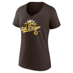 MLB San Diego Padres Women's One Champion V-Neck T-Shirt