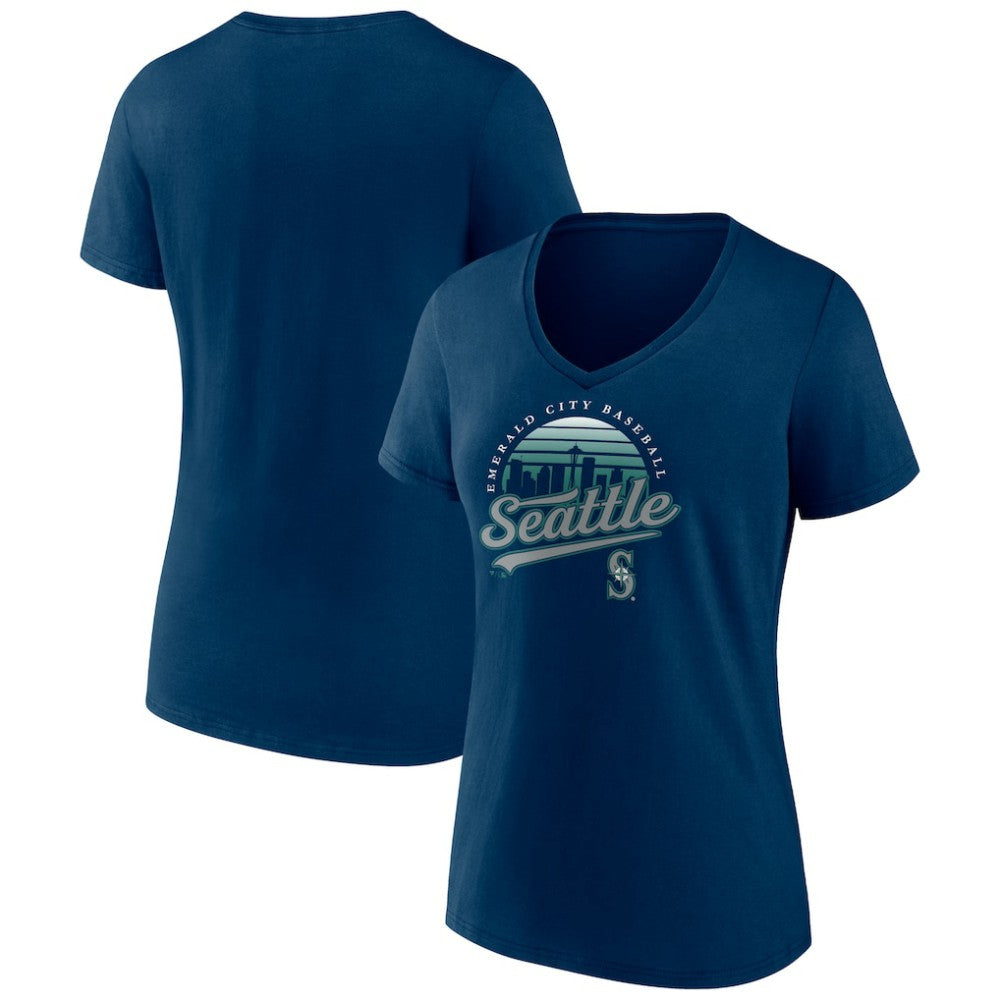 MLB Seattle Mariners Women's One Champion V-Neck T-Shirt