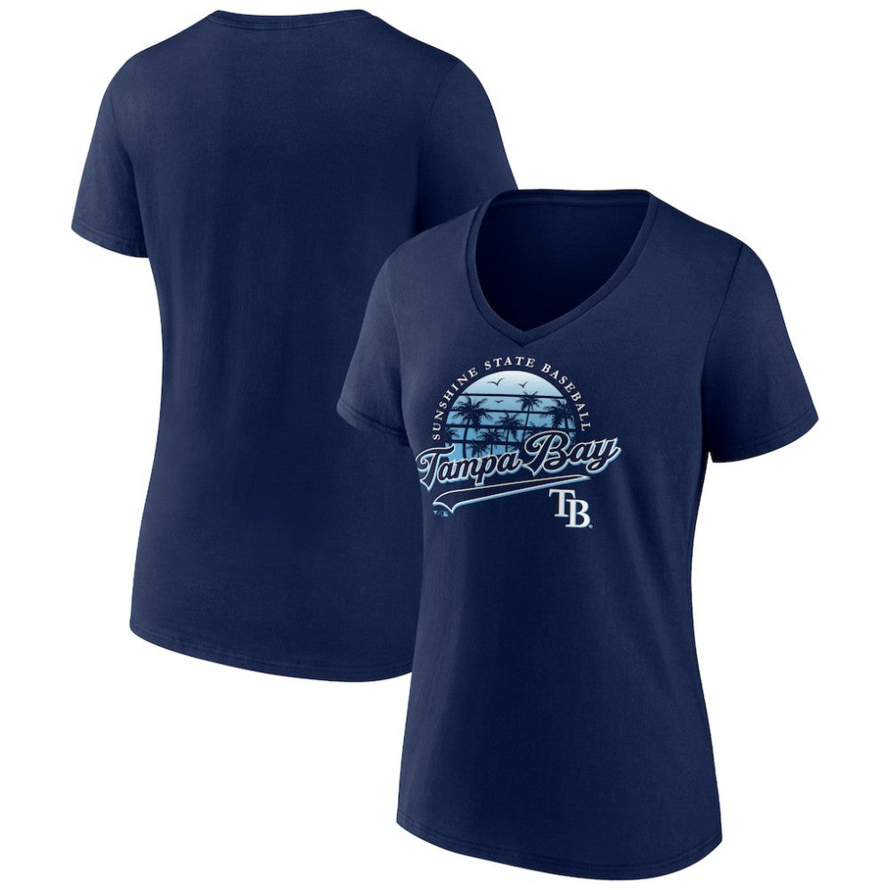 MLB Tampa Bay Rays Women's One Champion V-Neck T-Shirt