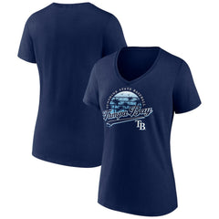 MLB Tampa Bay Rays Women's One Champion V-Neck T-Shirt