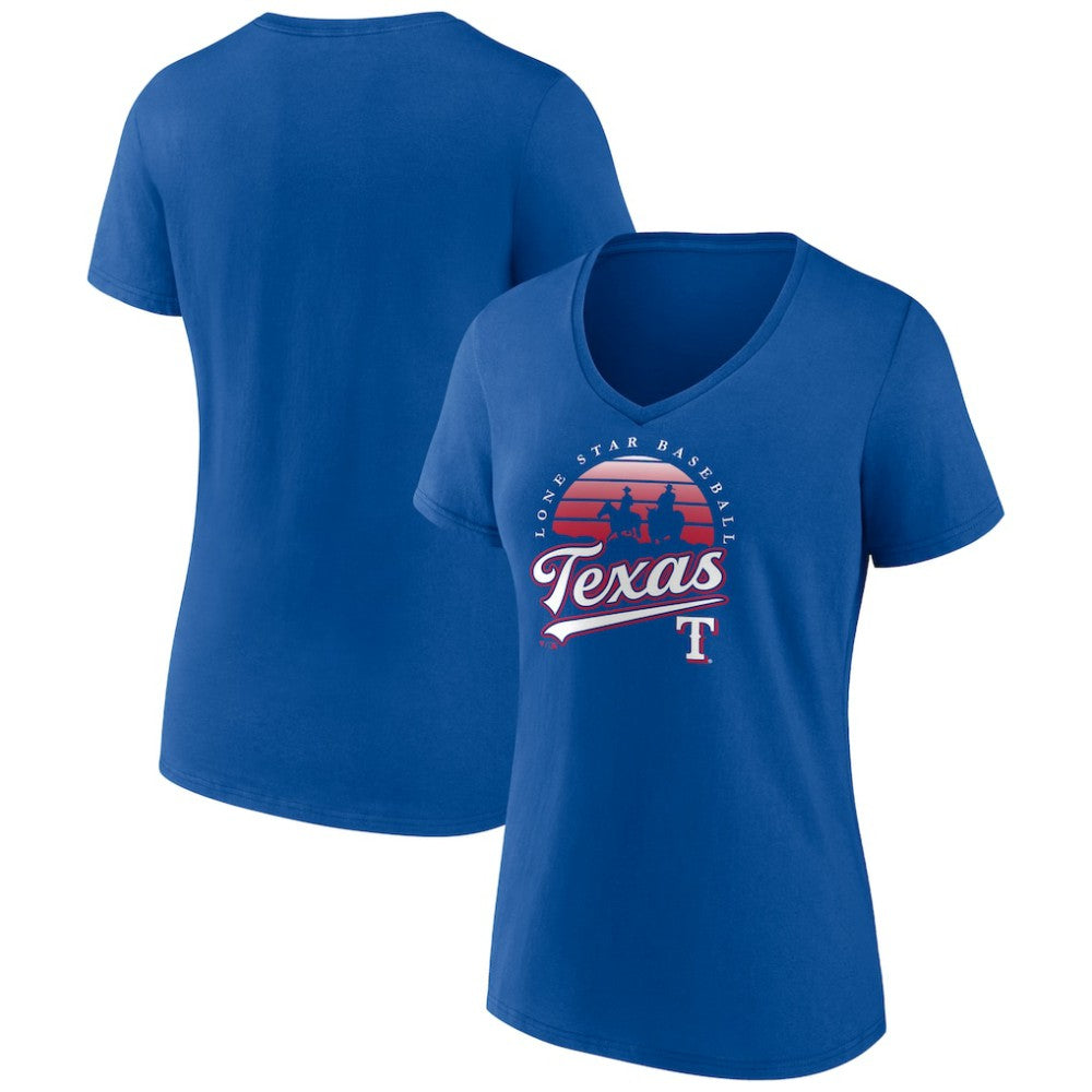 MLB Texas Rangers Women's One Champion V-Neck T-Shirt