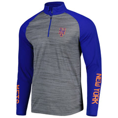 MLB New York Mets Levelwear Vandal Raglan Quarter-Zip Top