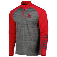 MLB St. Louis Cardinals Levelwear Vandal Raglan Quarter-Zip Top