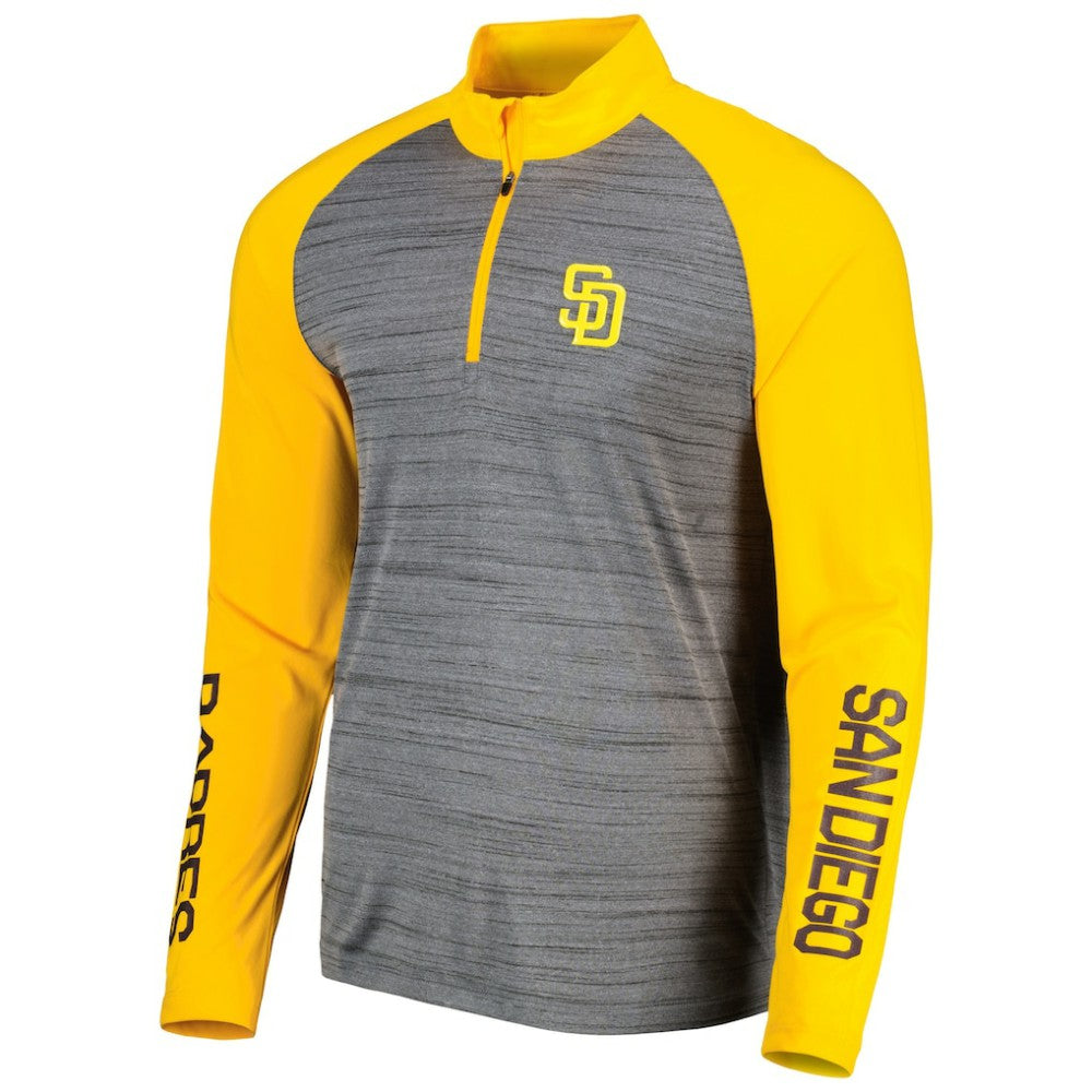 MLB San Diego Padres Levelwear Vandal Raglan Quarter-Zip Top