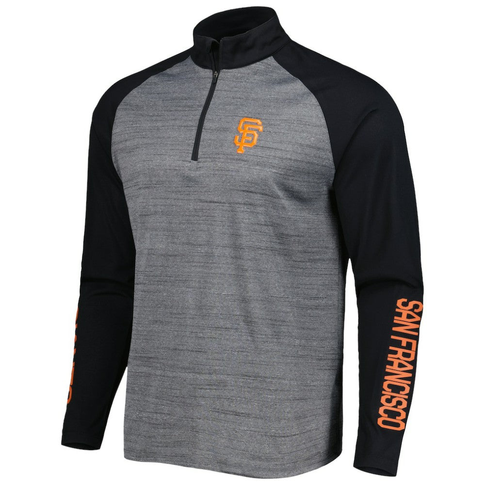 MLB San Francisco Giants Levelwear Vandal Raglan Quarter-Zip Top
