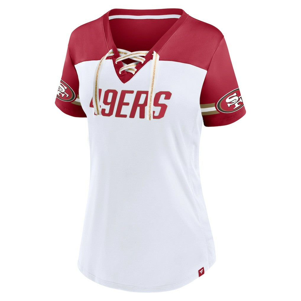 Deebo Samuel  Women's Athena Name & Number V-Neck Top - San Francisco 49ers
