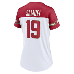 Deebo Samuel  Women's Athena Name & Number V-Neck Top - San Francisco 49ers