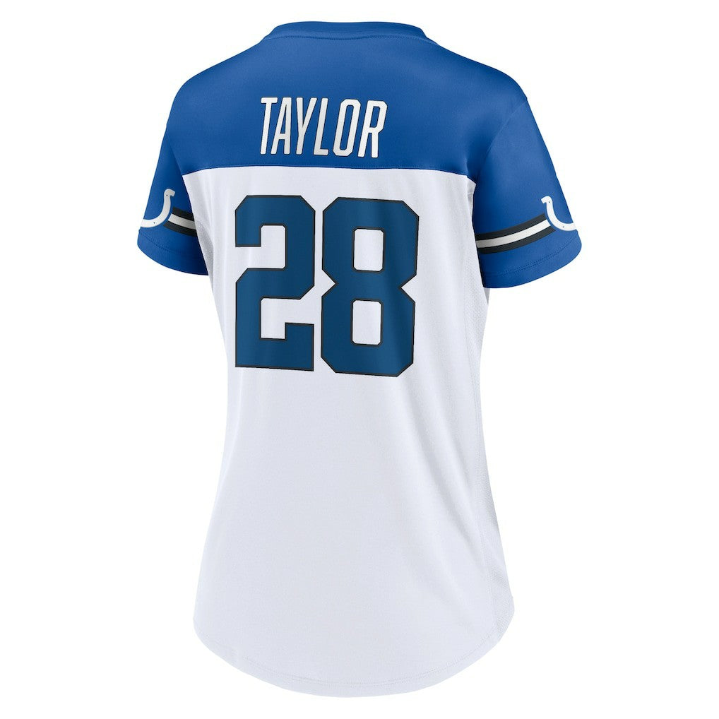 Jonathan Taylor  Women's Athena Name & Number V-Neck Top - Indianapolis Colts