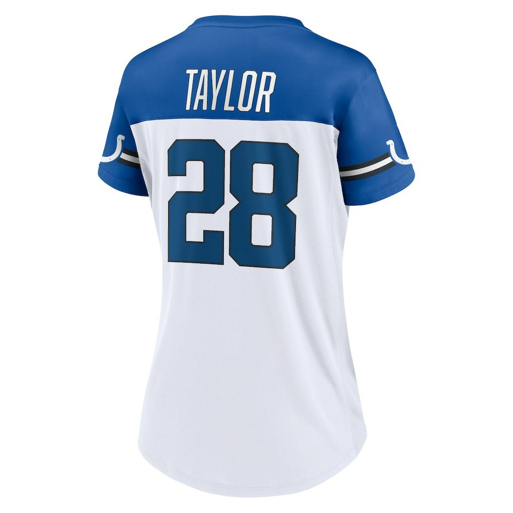 Jonathan Taylor  Women's Athena Name & Number V-Neck Top - Indianapolis Colts