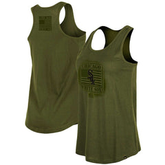 MLB Chicago White Sox New Era Women's 2023 Armed Forces Day Racerback Tank Top
