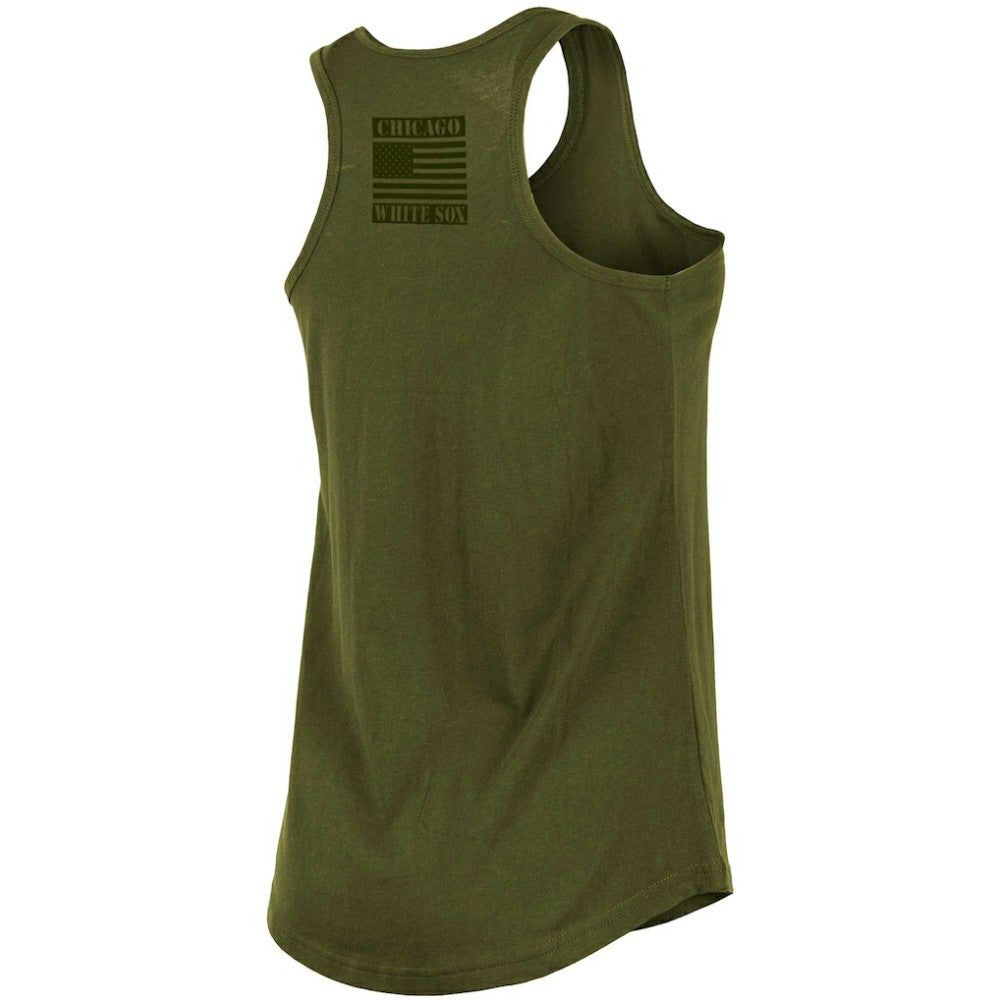 MLB Chicago White Sox New Era Women's 2023 Armed Forces Day Racerback Tank Top