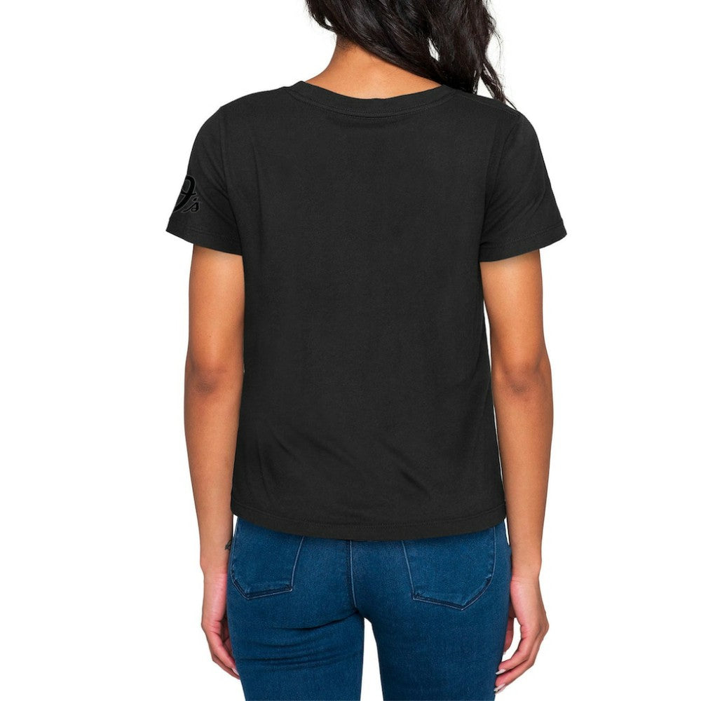 MLB Baltimore Orioles New Era Women's 2023 City Connect Cap Logo T-Shirt