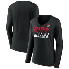 NBA San Antonio Spurs Women's Tumble V-Neck Long Sleeve T-Shirt