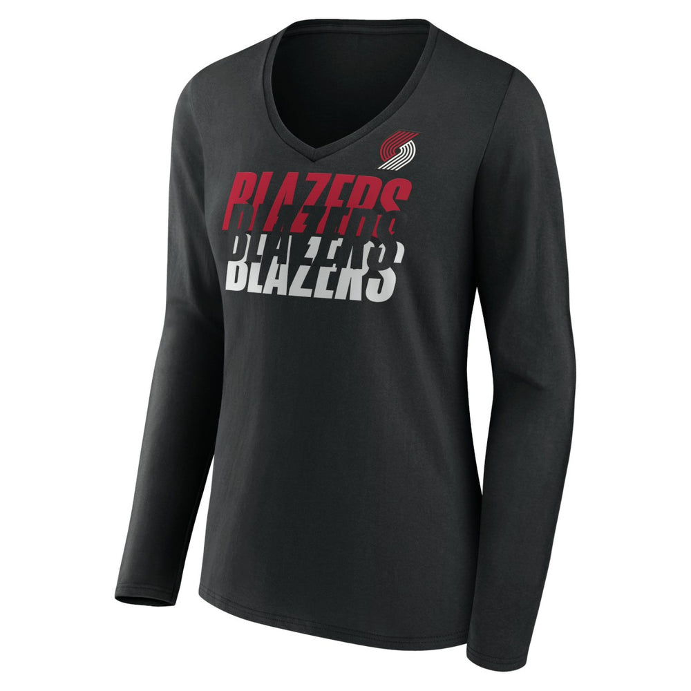 NBA San Antonio Spurs Women's Tumble V-Neck Long Sleeve T-Shirt