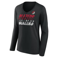 NBA San Antonio Spurs Women's Tumble V-Neck Long Sleeve T-Shirt