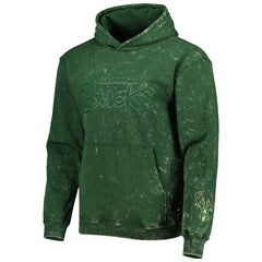 NBA Milwaukee Bucks The Wild Collective Unisex Tonal Acid Wash Pullover Hoodie