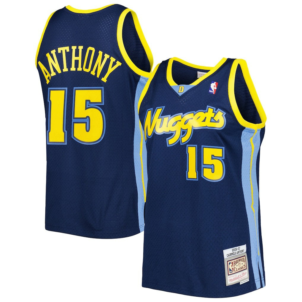NBA Carmelo Anthony Denver Nuggets Hardwood Classics Swingman Jersey sale