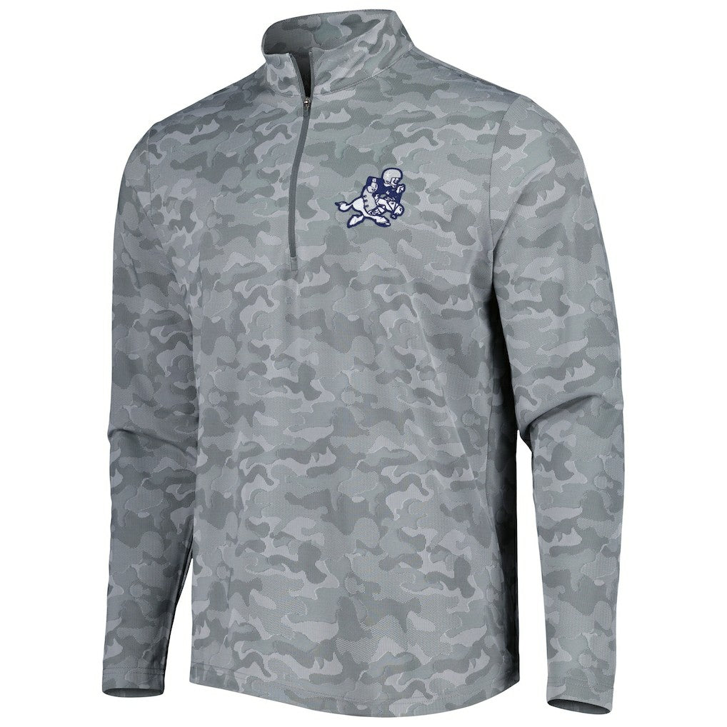 Antigua Brigade Throwback Quarter-Zip Top - Dallas Cowboys