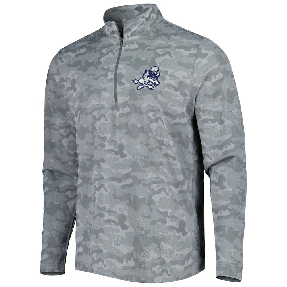 Antigua Brigade Throwback Quarter-Zip Top - Dallas Cowboys