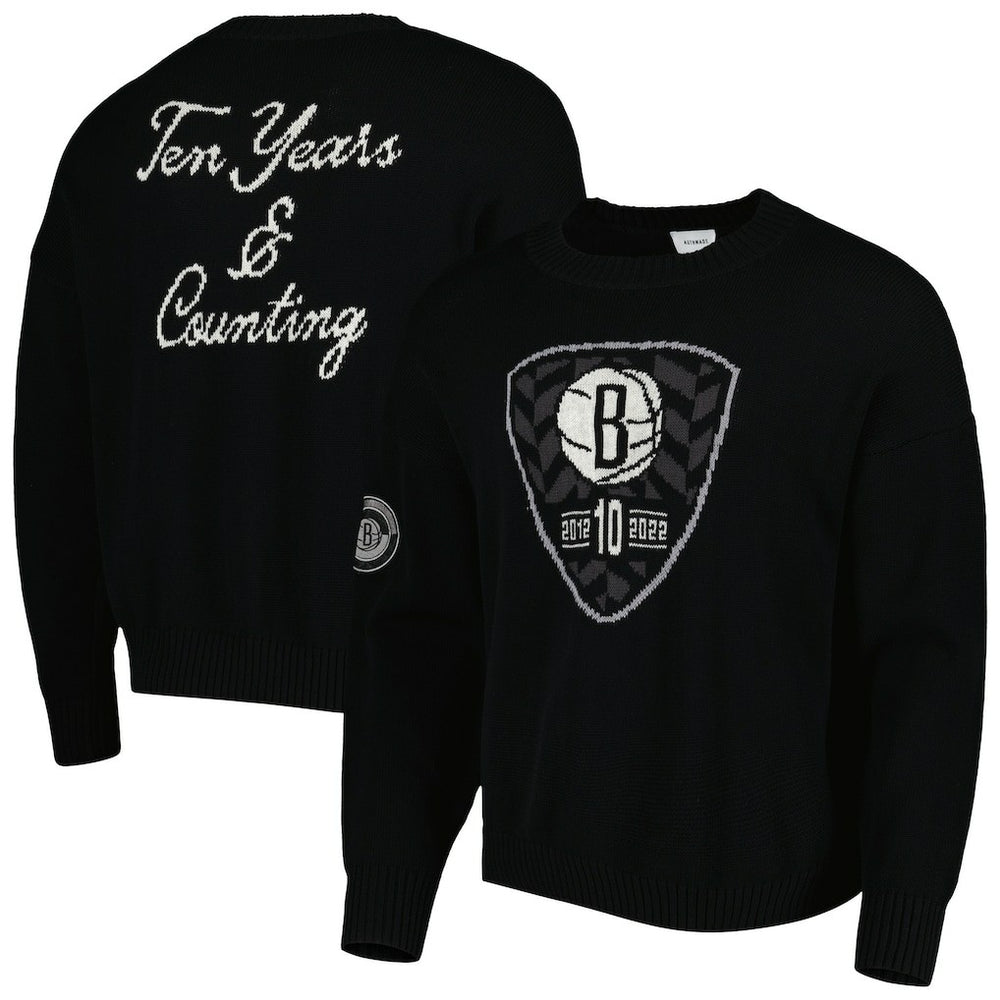 NBA Brooklyn Nets AUTHMADE 10th Anniversary Pullover Sweater