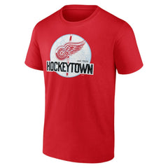 NHL Red Detroit Red Wings Ice Cluster T-Shirt