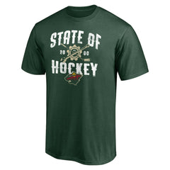 NHL Green Minnesota Wild Hometown Collection Push Ahead T-Shirt