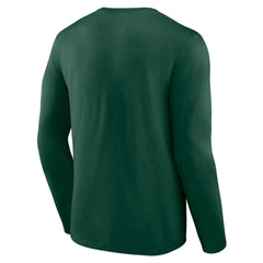 NHL Green Minnesota Wild Team Covert Long Sleeve T-Shirt