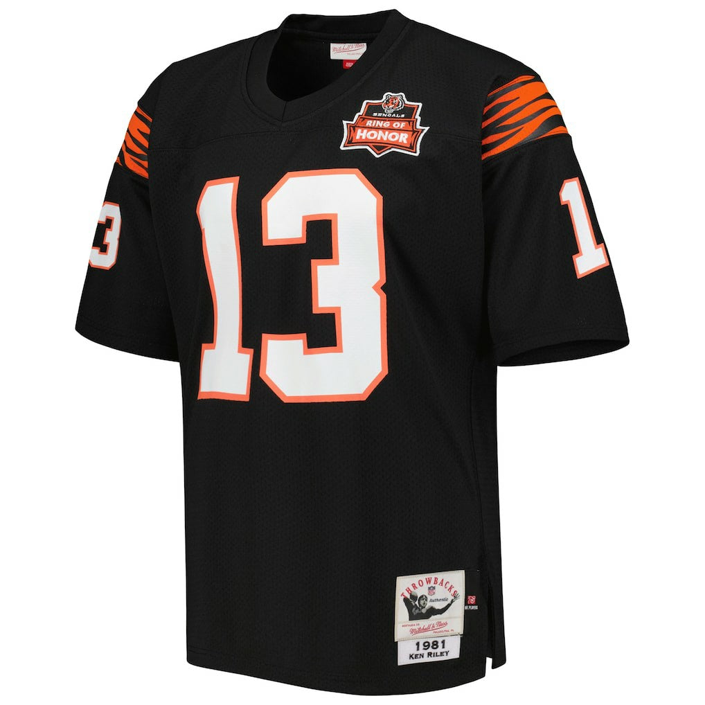 Ken Riley  1981 Authentic Throwback Retired Player Jersey - Cincinnati Bengals