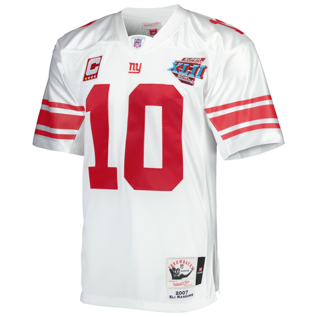 Eli Manning  2007 Authentic Throwback Retired Player Jersey - New York Giants