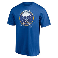 NHL Royal Buffalo Sabres Snow Logo T-Shirt