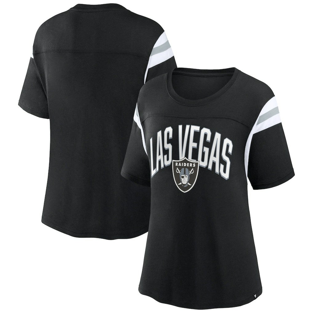 Women's Earned Stripes T-Shirt - Las Vegas Raiders